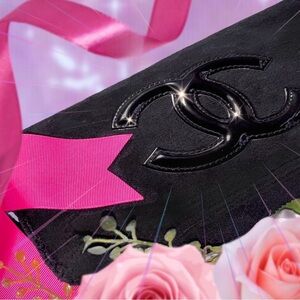 C H A N E L ‘ Precision VIP Novelty Black Soft Fur Inspired Handbag